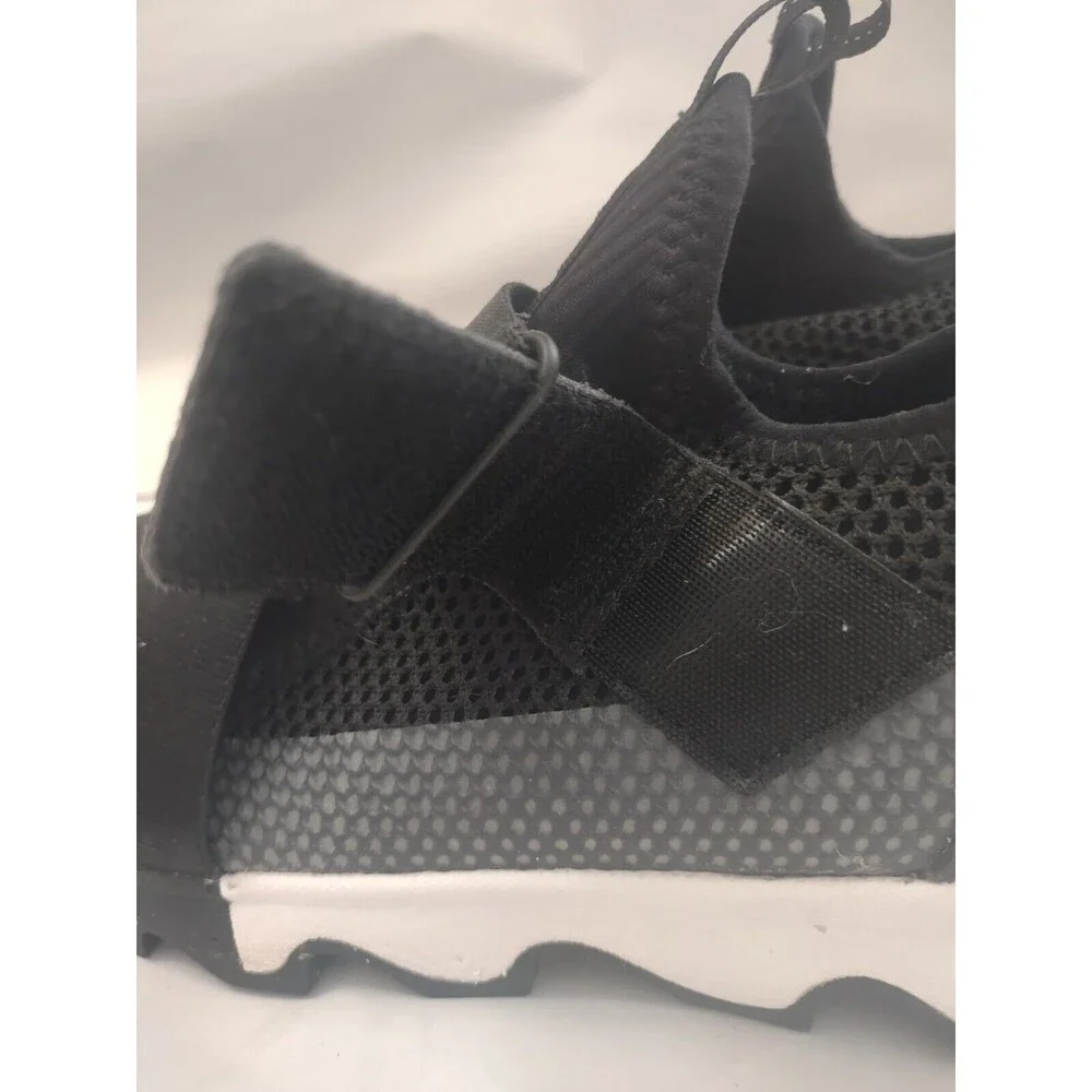 Sorel Shoes Women 8.5 Kinetic Sneak Black Gray Running Walking Sneakers Outdoor